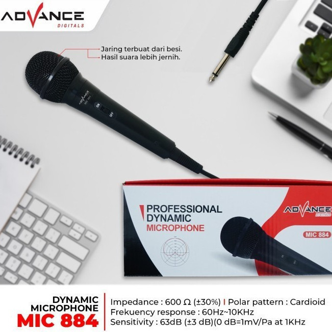 advance MIC-884 Mikrofon Dinamis