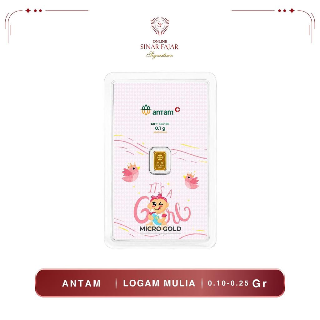 Antam Emaskita Logam Mulia Gift Series Baby Girl Birds 999.9 - Termurah Asli