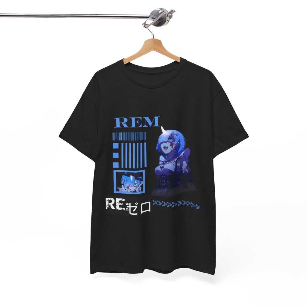 ReZero Anime Kaos Subaru, Unisex Otaku Pakaian, Waifu Kawaii Yami Kaos, Cosplay Hadiah Idea Re Zero 