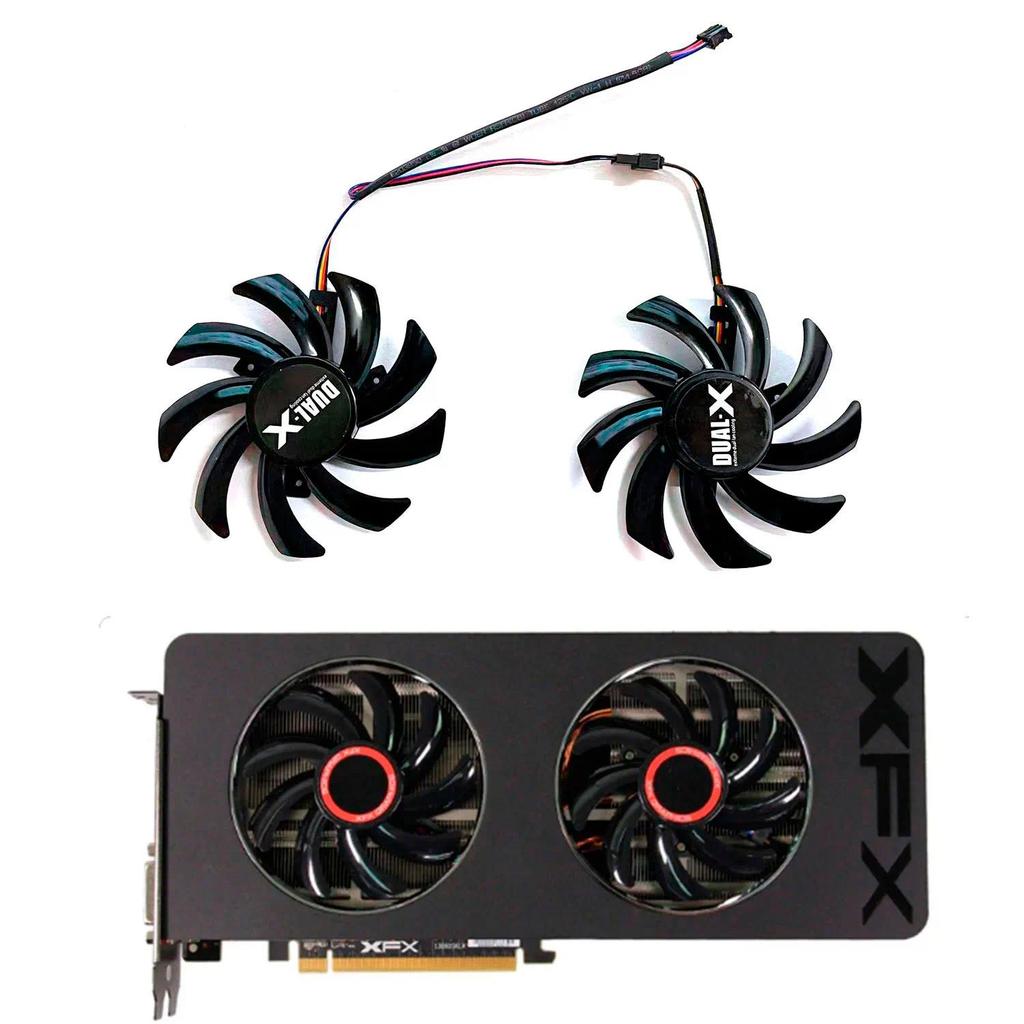 New GPU Fan 4PIN 85MM FDC10H12S9-C FD7010H12S Suitable for Sapphire R9 270X 280X XFX R9 280X 390/390