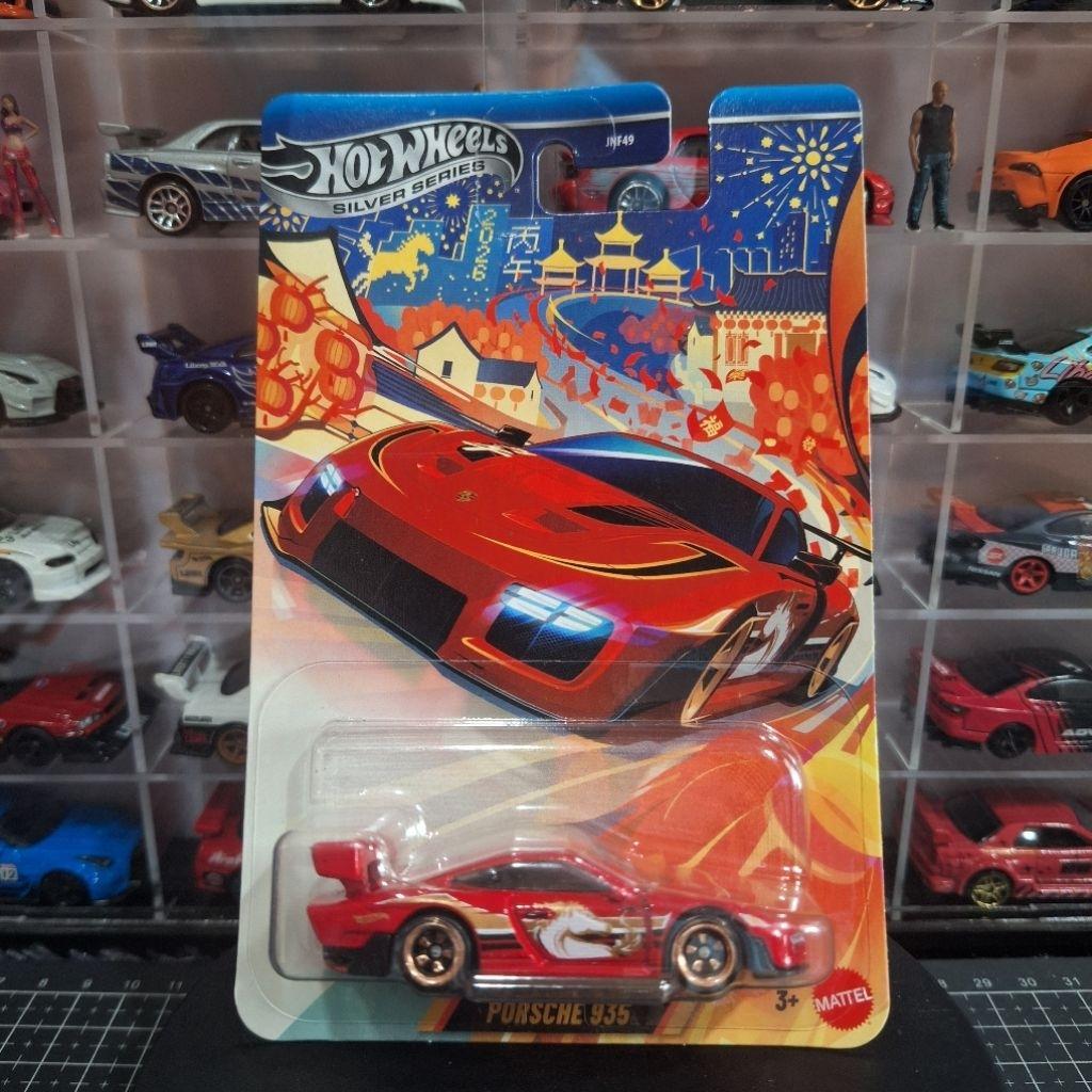 Hot Wheels Porsche 935 Red Chinese New Year Silver Series Edition Horse Hotwheels