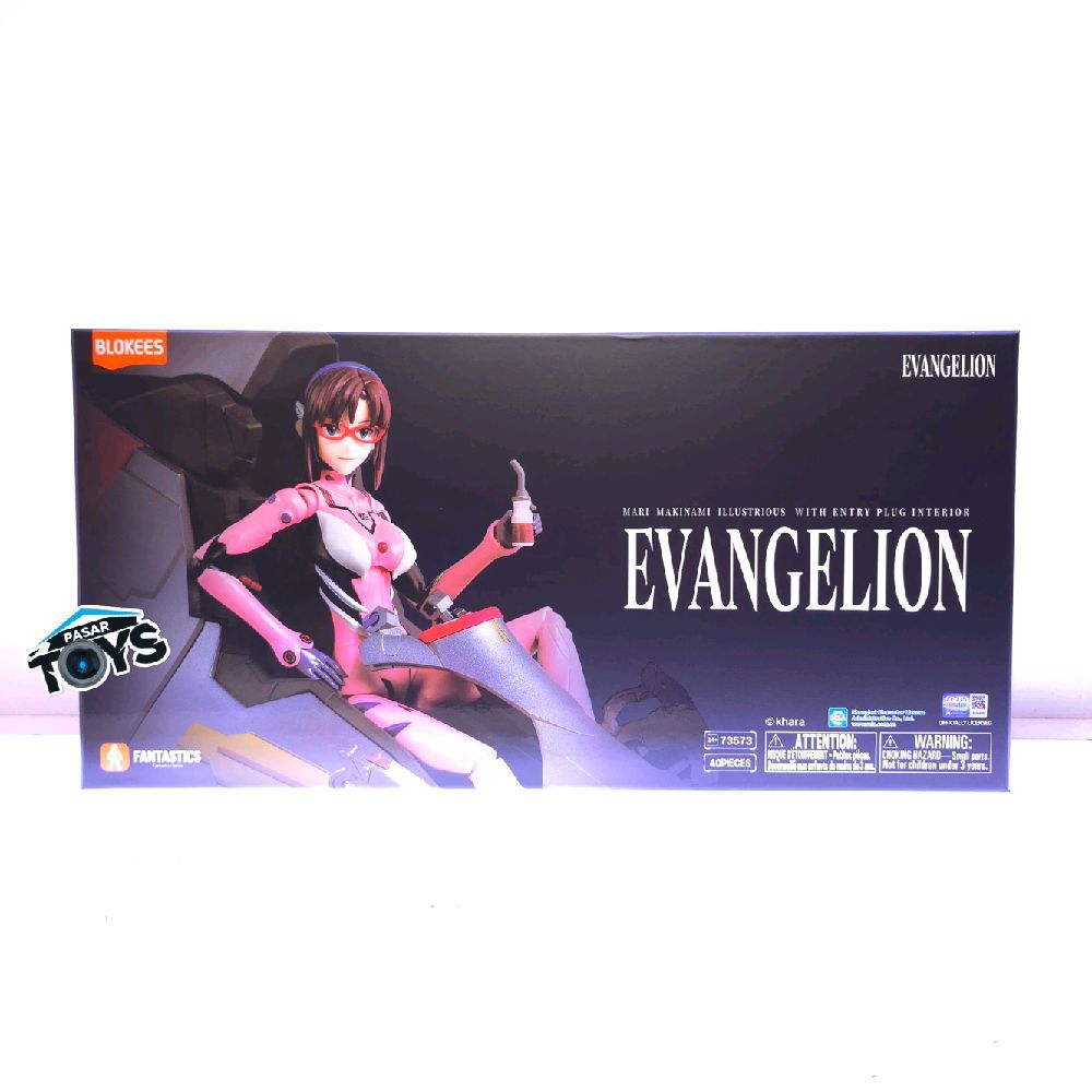 Blokees Evangelion Mari Makinami Illustrious with Entry Plug Interior Fantastics Series Action Figur