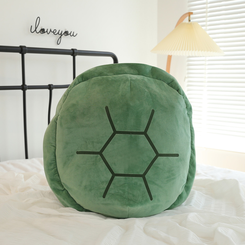 Wearable plush toy turtle shell pillow doll