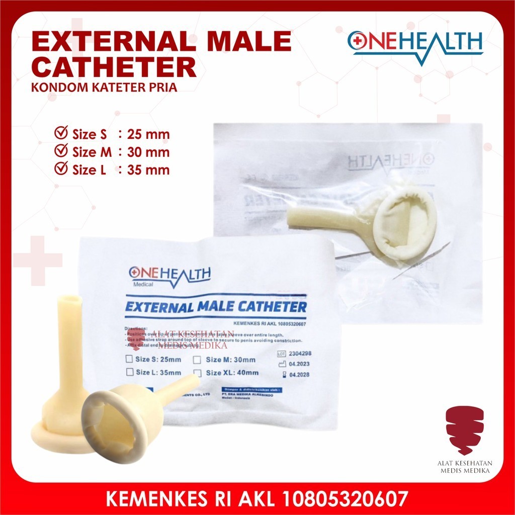 OneHealth External Male Catheter Kateter Urin Latex