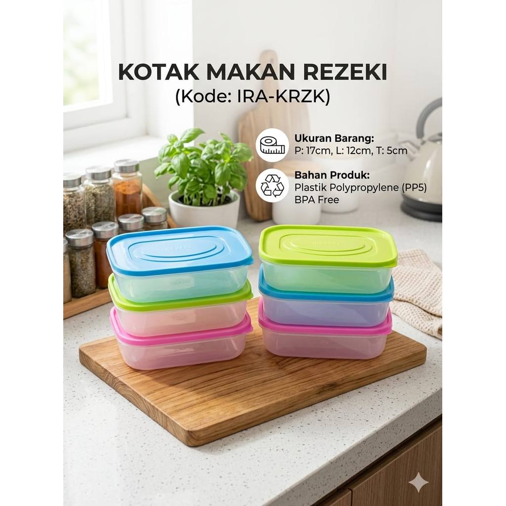 KOTAK MAKAN REZEKI IRA-KRZK