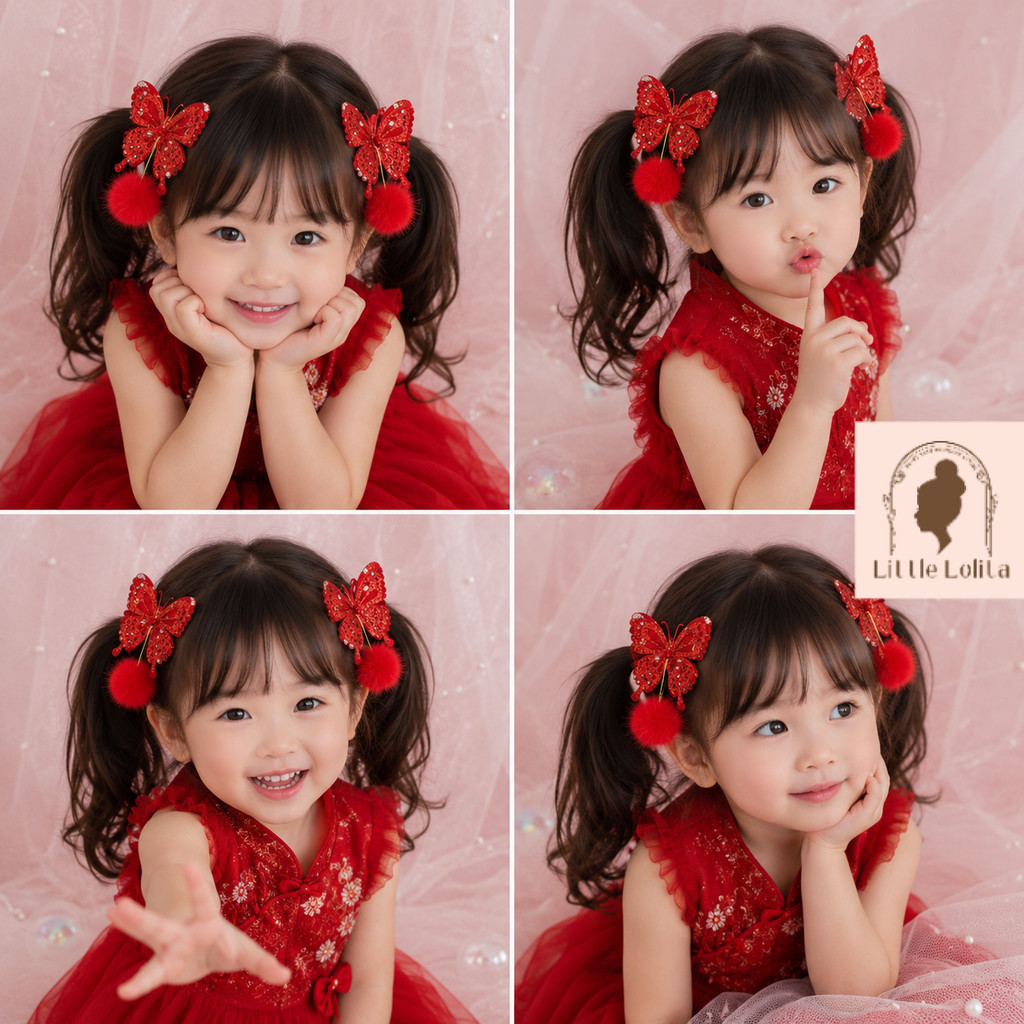 JEPIT RAMBUT CNY - Aksesoris Anak perempuan Imlek
