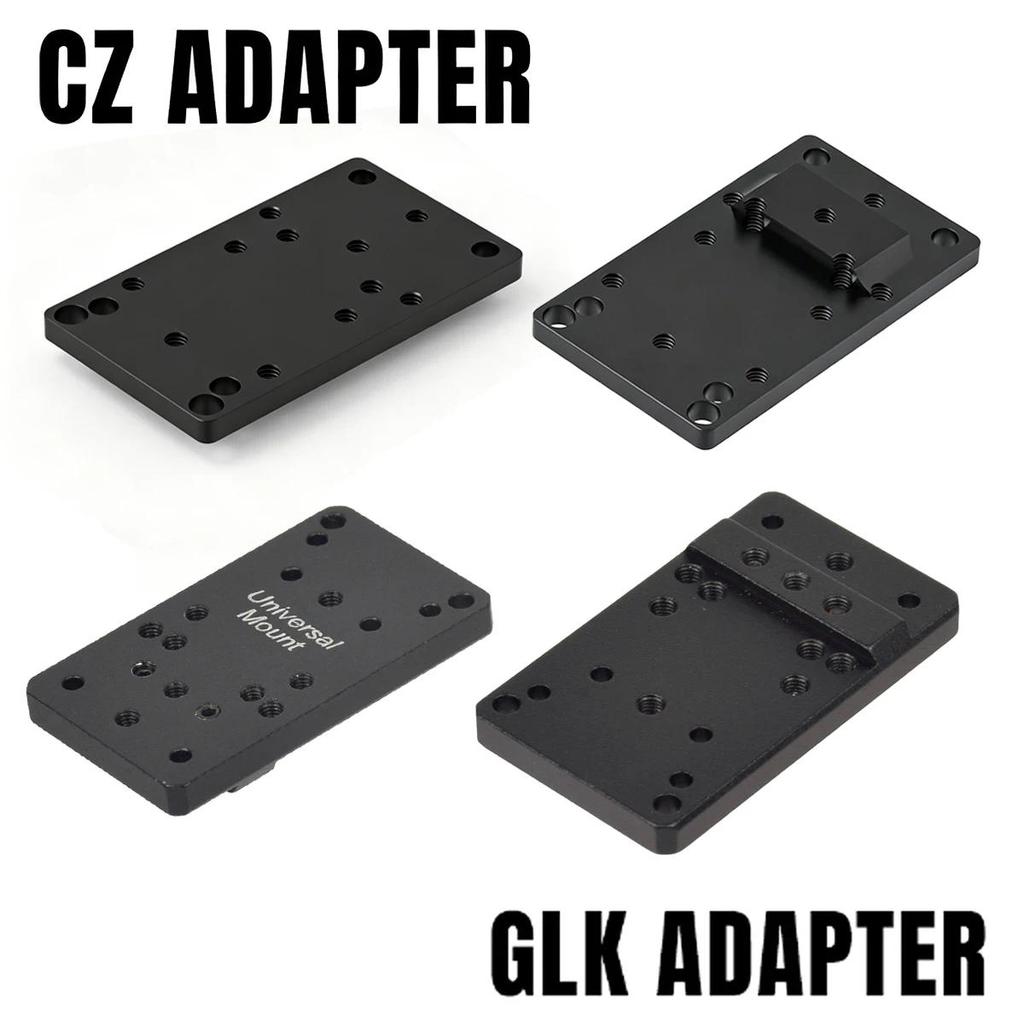 CM Optics Universal Red Dot Sight Adapter Fit CZ Shadow 2,CZ 75 Shadow,CZ 75 SP01 for CZ, GLK Red Do
