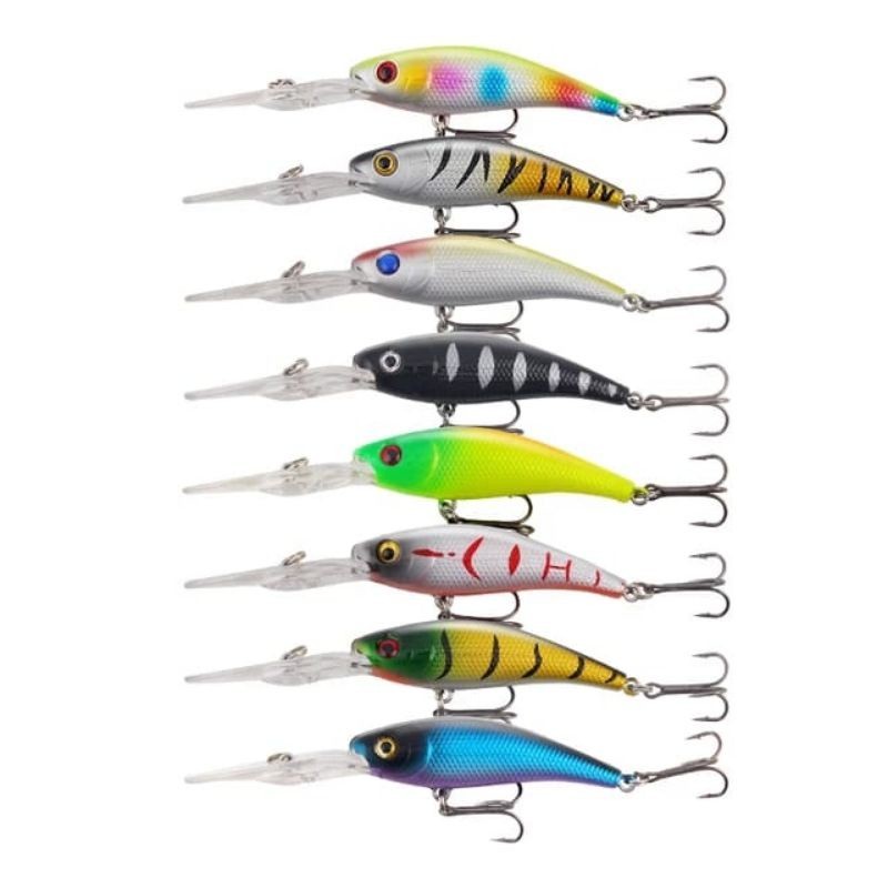 Umpan Minnow floating lidah panjang umpan mancing fishing lure trolling