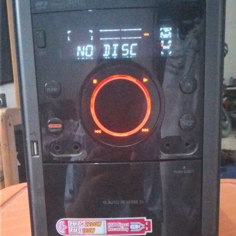 Head DVD Compo Micro Hifi LG type XD123 minus