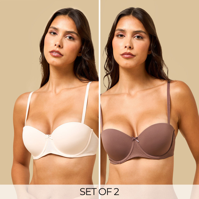 Max Fashions Dalaman Wanita Pack of 2 - Balconette Bra