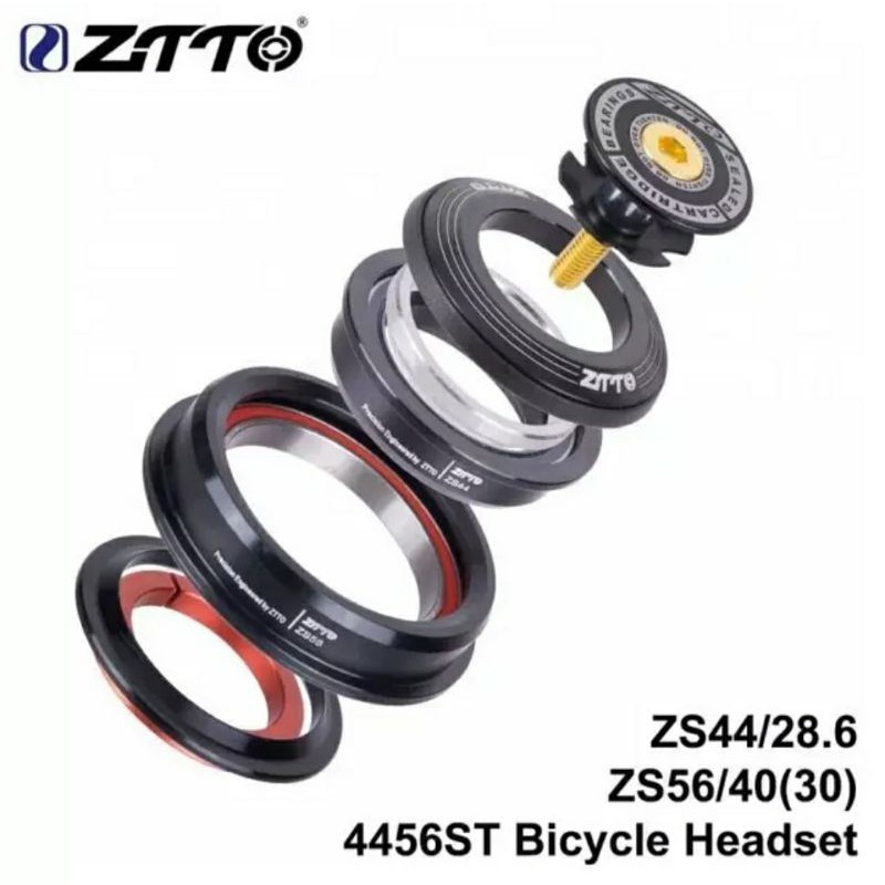 Foto Headset ZTTO 44mm to 56 mm 44 - 56mm fork Taperred taper or oversize OS lurus Full sealed bearing