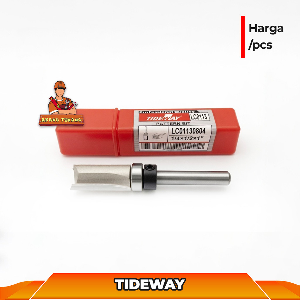 Mata Router Pattern Bit Tideway ¼” Shank 6mm LC01130804 TIDEWAY