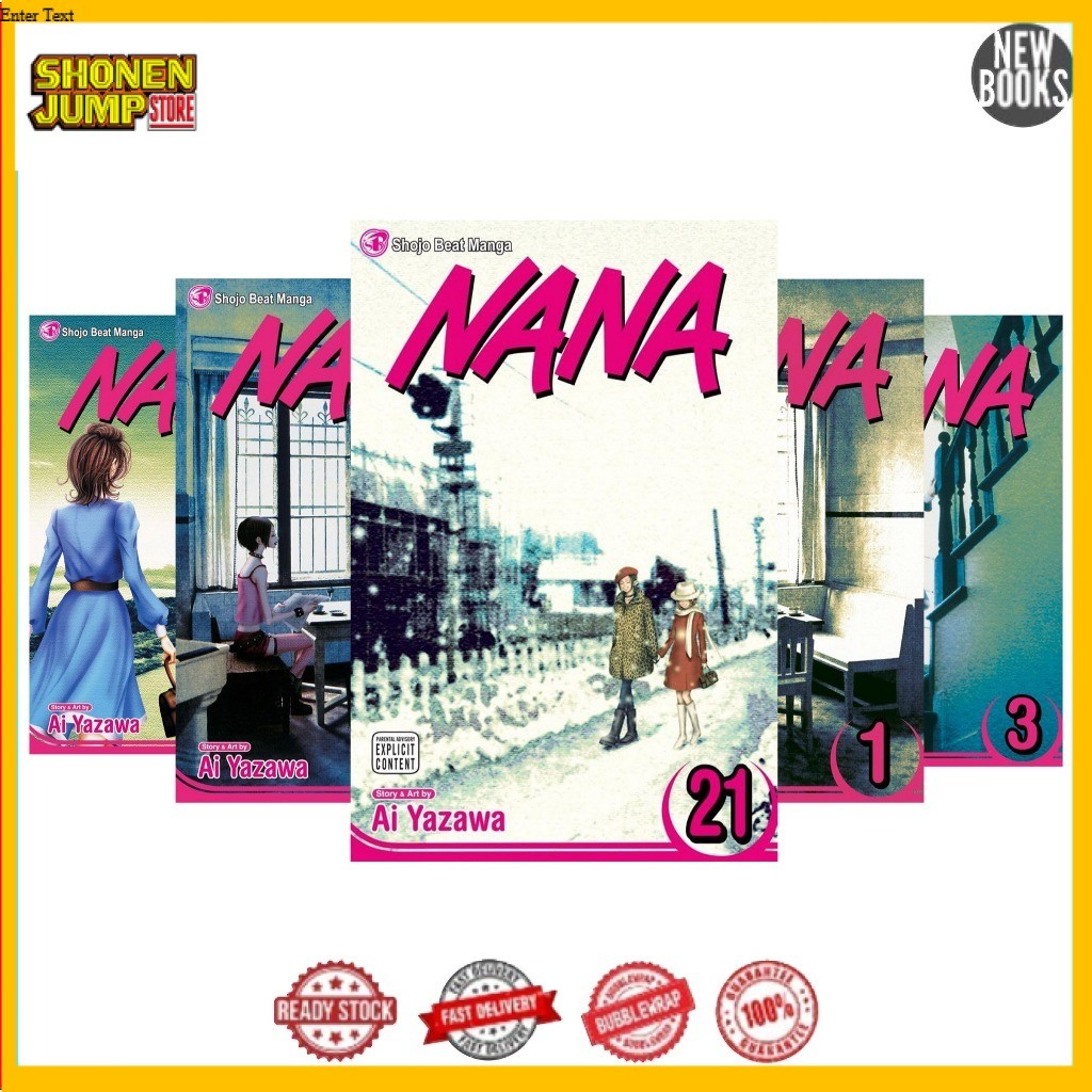 Manga Nana, by Ai Yazawa (21 book series)