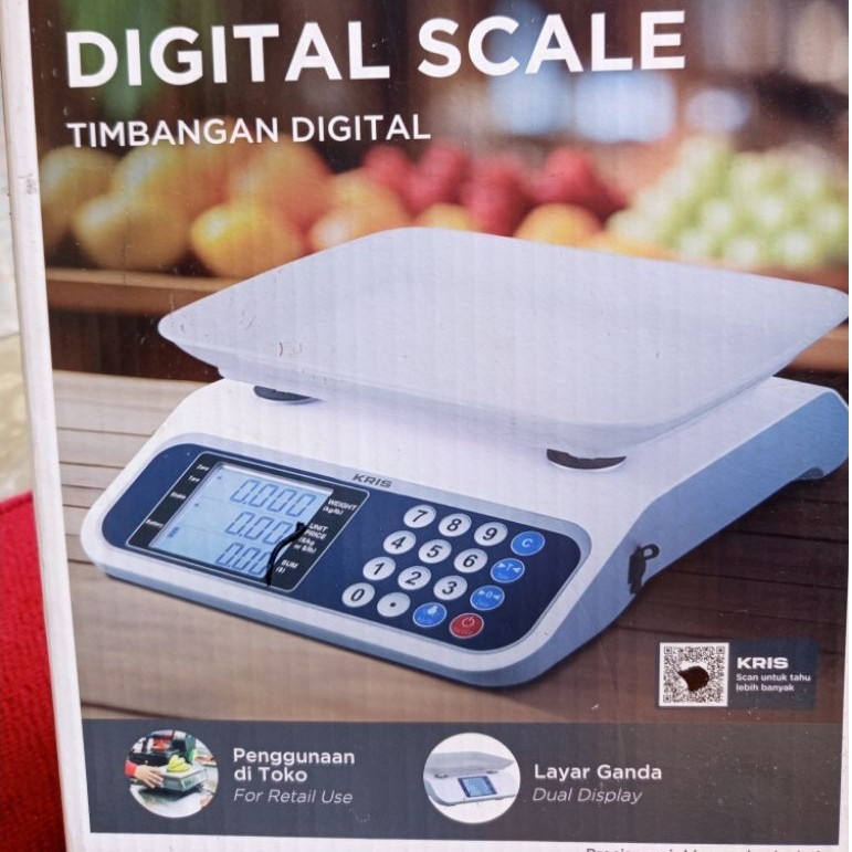 [SECOND] TIMBANGAN DIGITAL KRIS - MAX 30KG