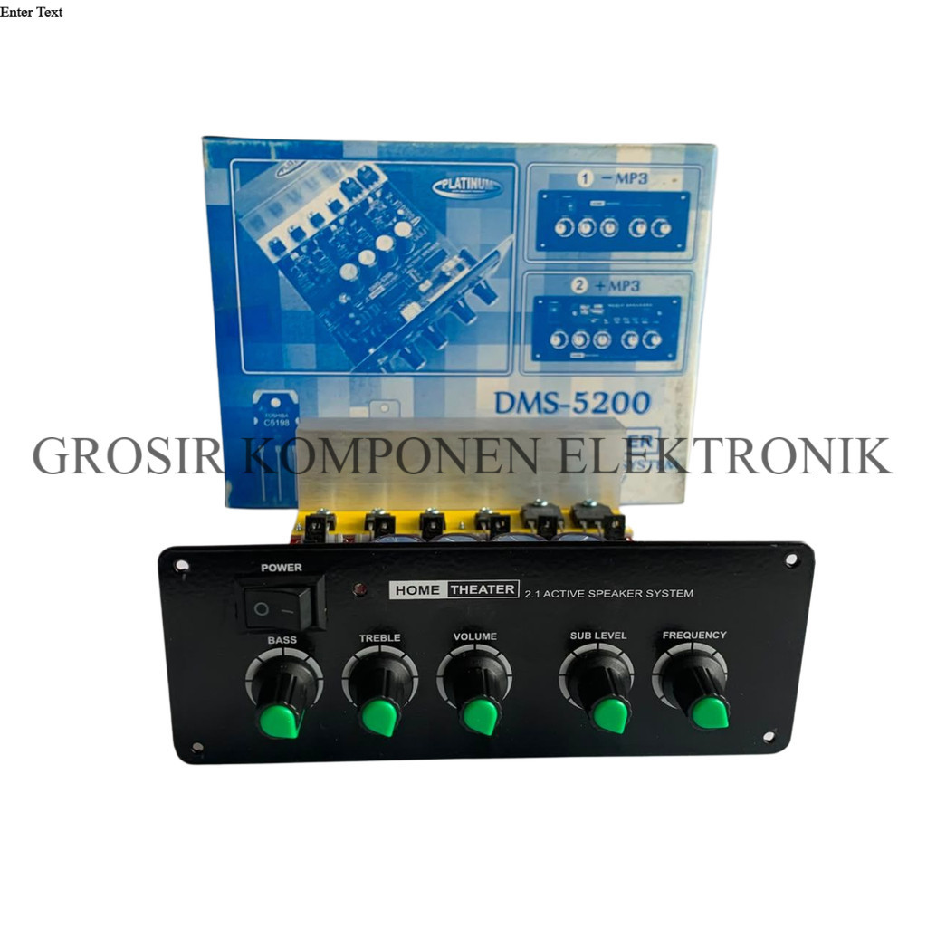 Kit Power Amplifier Speaker Aktif 2.1 Channel DMS-5200