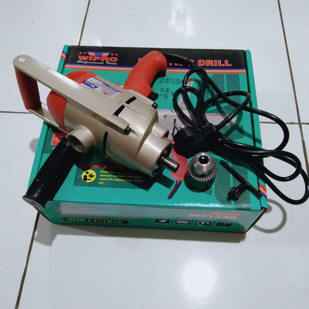 W6134B WIPRO MESIN BOR TANGAN LISTRIK BOR TANGGAN