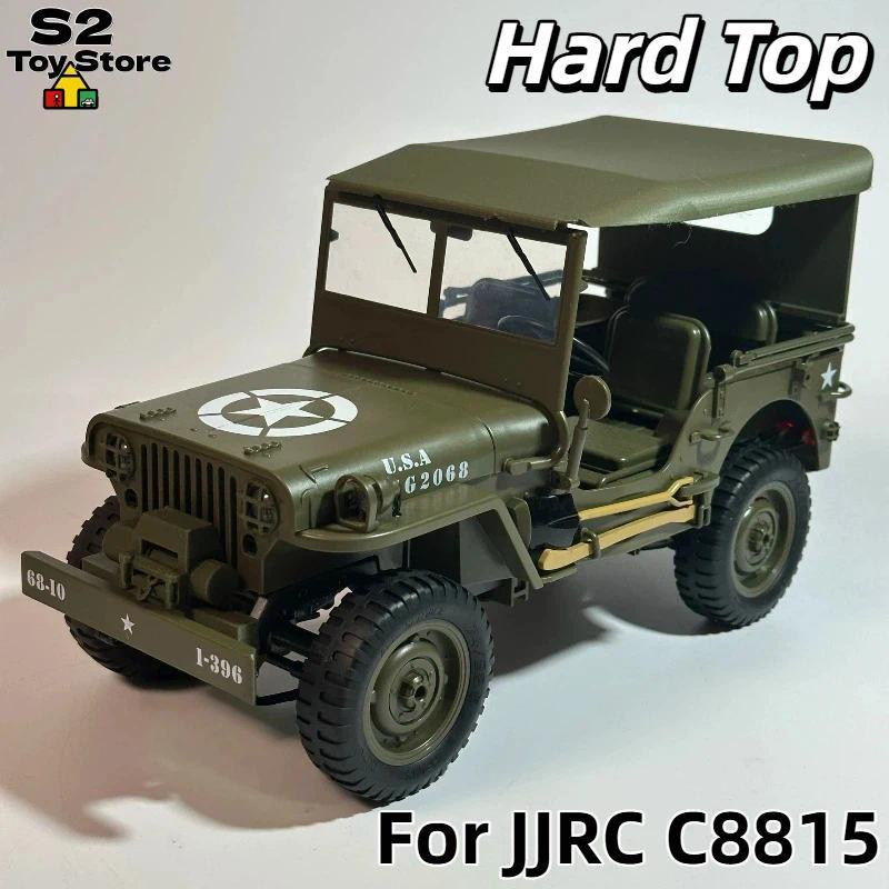 JJRC Rc Crawler Car 1/10 Willys Jeep Hard Top Canopy Cover Military Model Non Destructive Installati