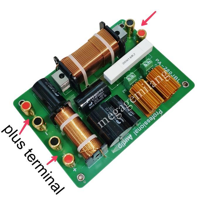 Crossover pasif PA-280 JBL | Crossover 2 way PA 280 JBL - dengan terminal