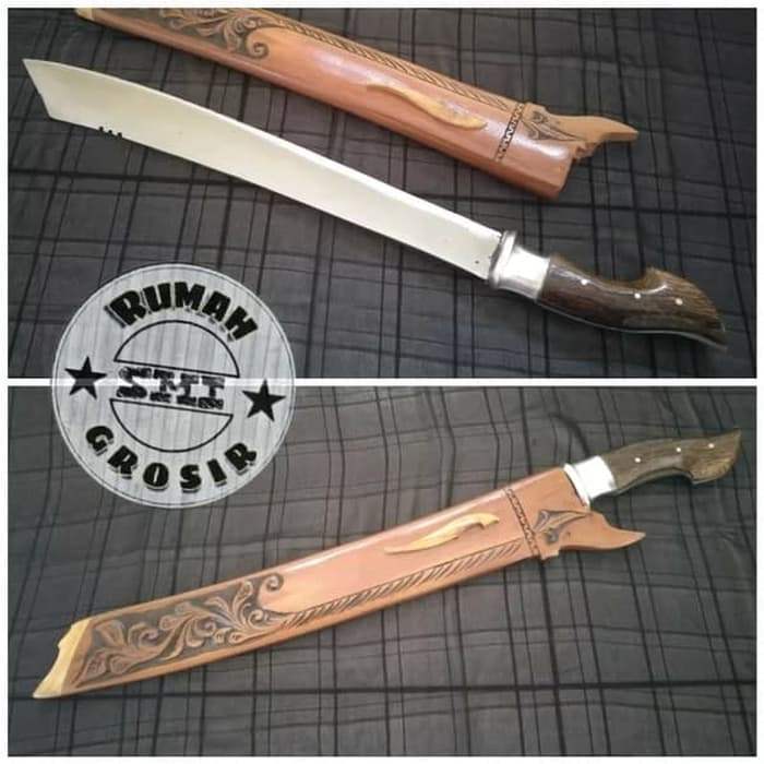Golok Dural Patimura Ukir Bilah 40cm