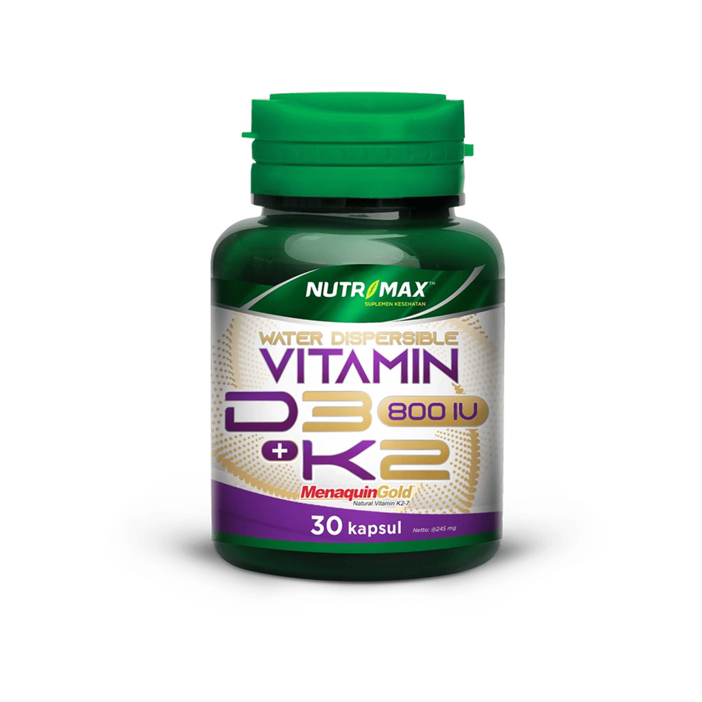 Nutrimax Vitamin D3 + K2 Suplementasi vitamin D3 dan vitamin K2
