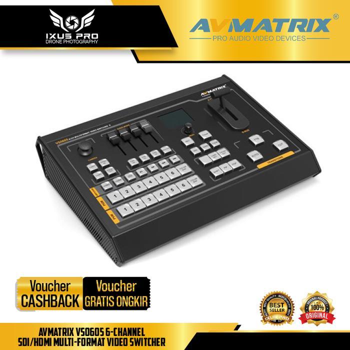 AVMATRIX VS0605 6-Channel SDI/HDMI Multi-Format Video Switcher - Avmatrix VS0605
