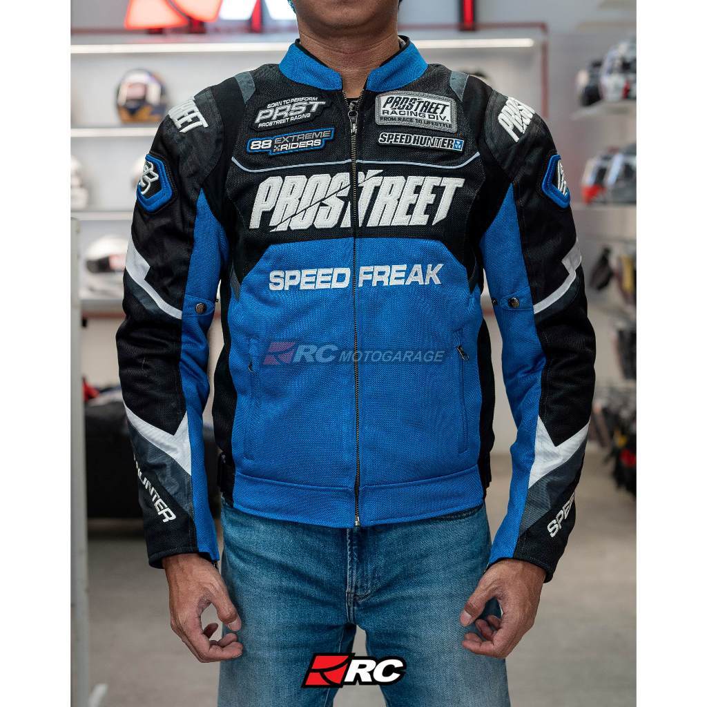 Jaket Motor - Prostreet Majestic with Protector Blue Original