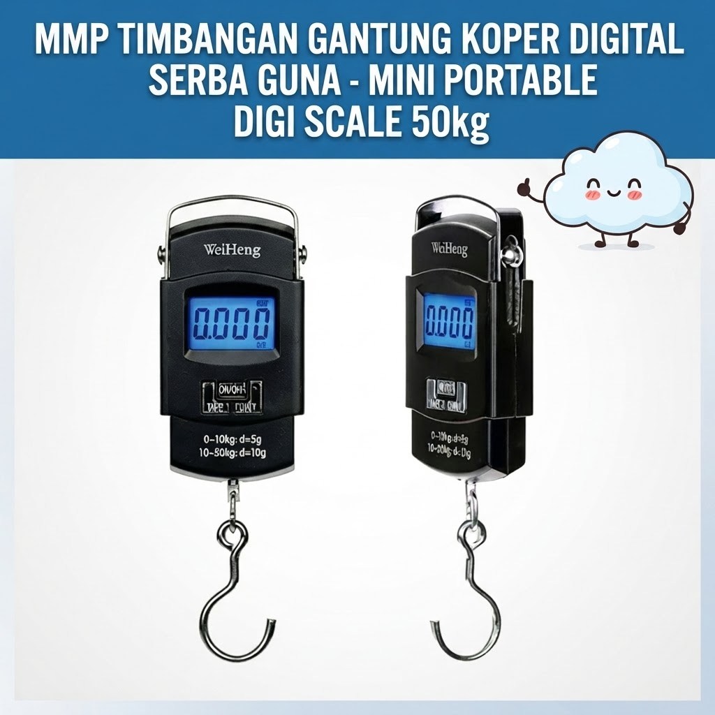 MMP Timbangan Gantung Koper Digital Serbaguna Untuk Koper & Belanjaan