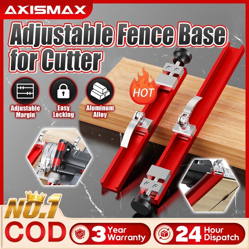 MegaCV Guide Rel Potong Circular Saw Aluminium 240mm / 360mm - Dudukan Penggaris Rel Potong Kayu Mej