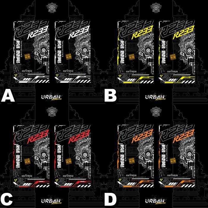Urban District  Panel Magnet Hiasan Akrilik R234 / R233 / Pro Berbahan Tebal 2MM Minimalis Sebagai P