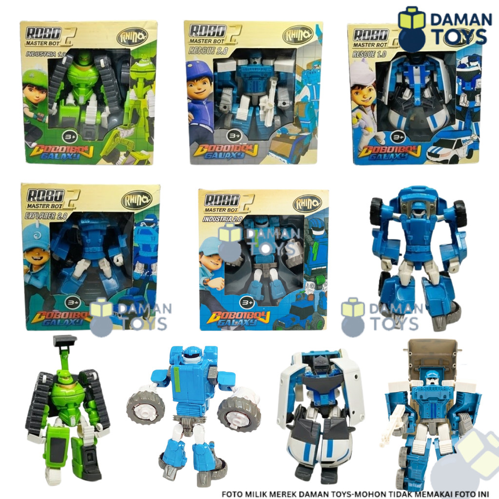 Mobil Mobilan / Robot / Mobil Robot / Mainan Robot / Mainan Boboiboy / Mainan Transformers