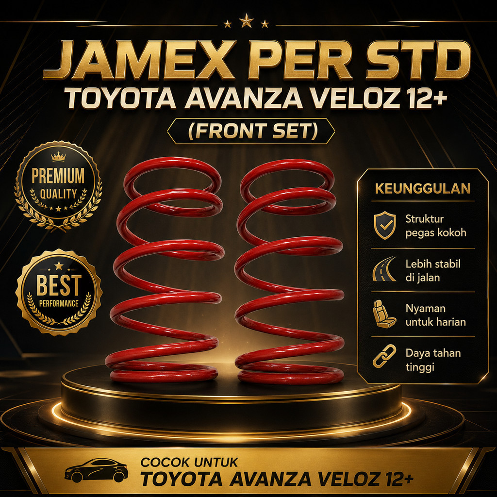 JAMEX ORIGINAL PER STD VELOZ AVANZA SET DEPAN (2012+)