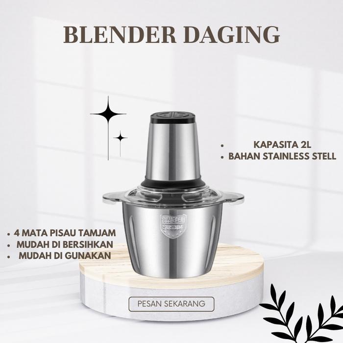 Blender Chopper Blender Daging Stainless Coper Penggiling Daging Serbaguna