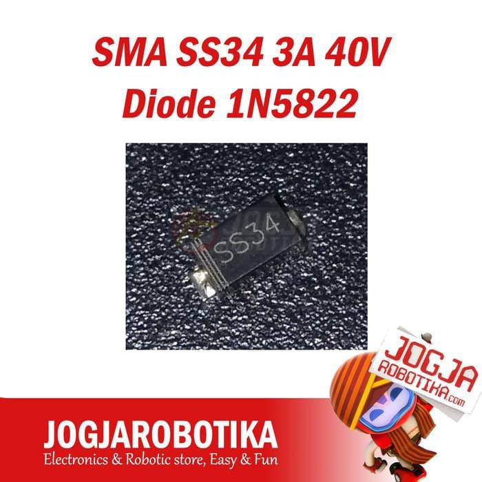 SMA SS34 3A 40V Diode 1N5822