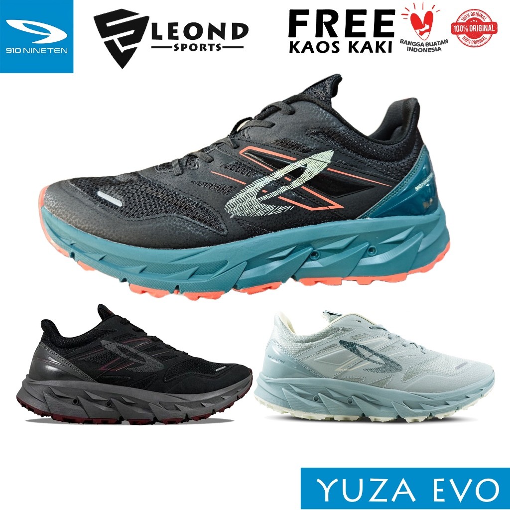 FLASE SALLE  Sepatu Running Trail  910 Nineten Yuza Evo Original Sepatu Trail Runing 910 Nineten Yuz
