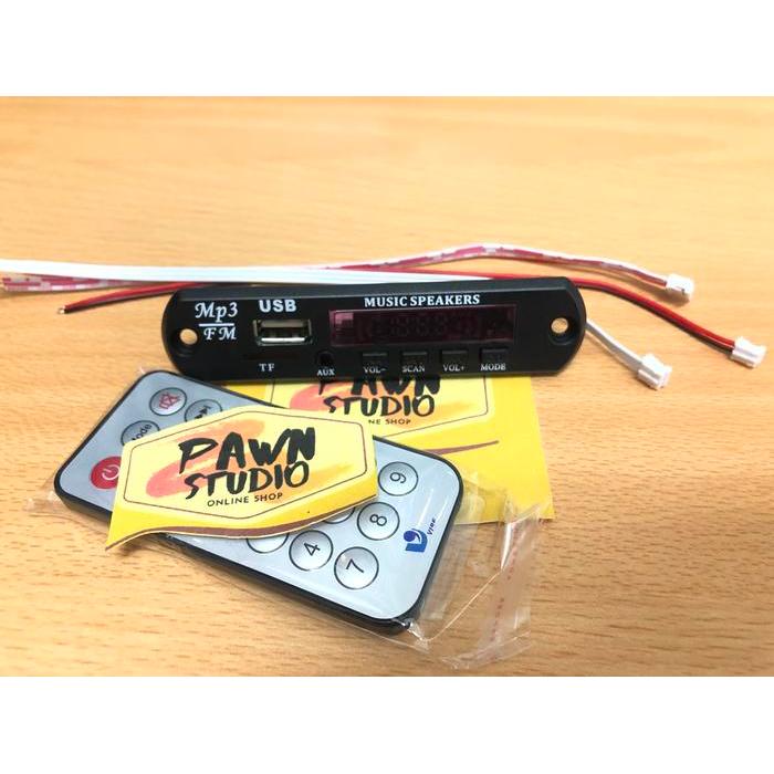 Module modul kit MP3 Player + remote 12 volt non bluetooth Merk VIRE