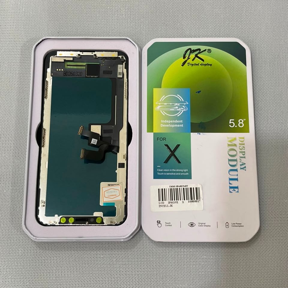 Layar Handphone Iphone LCD IPHONE X INCELL JK  Hawkmall Sparepart Tasikmalaya Suku Cadang Handphone 