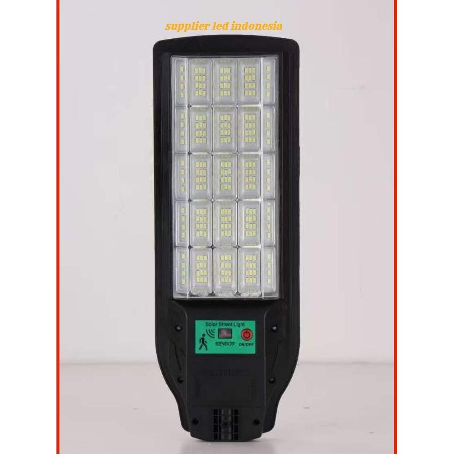 LAMPU JALAN SOLAR 200 WATT 6500k PJU 200W REMOTE + RADAR SENSOR + TIMER PJU SOLAR 200W CAHAYA PUTIH 