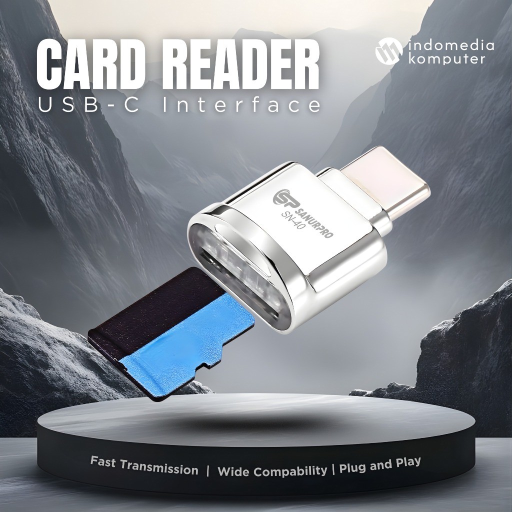 CARD READER TYPE-C SN-40 USB-C Card Reader SN-40