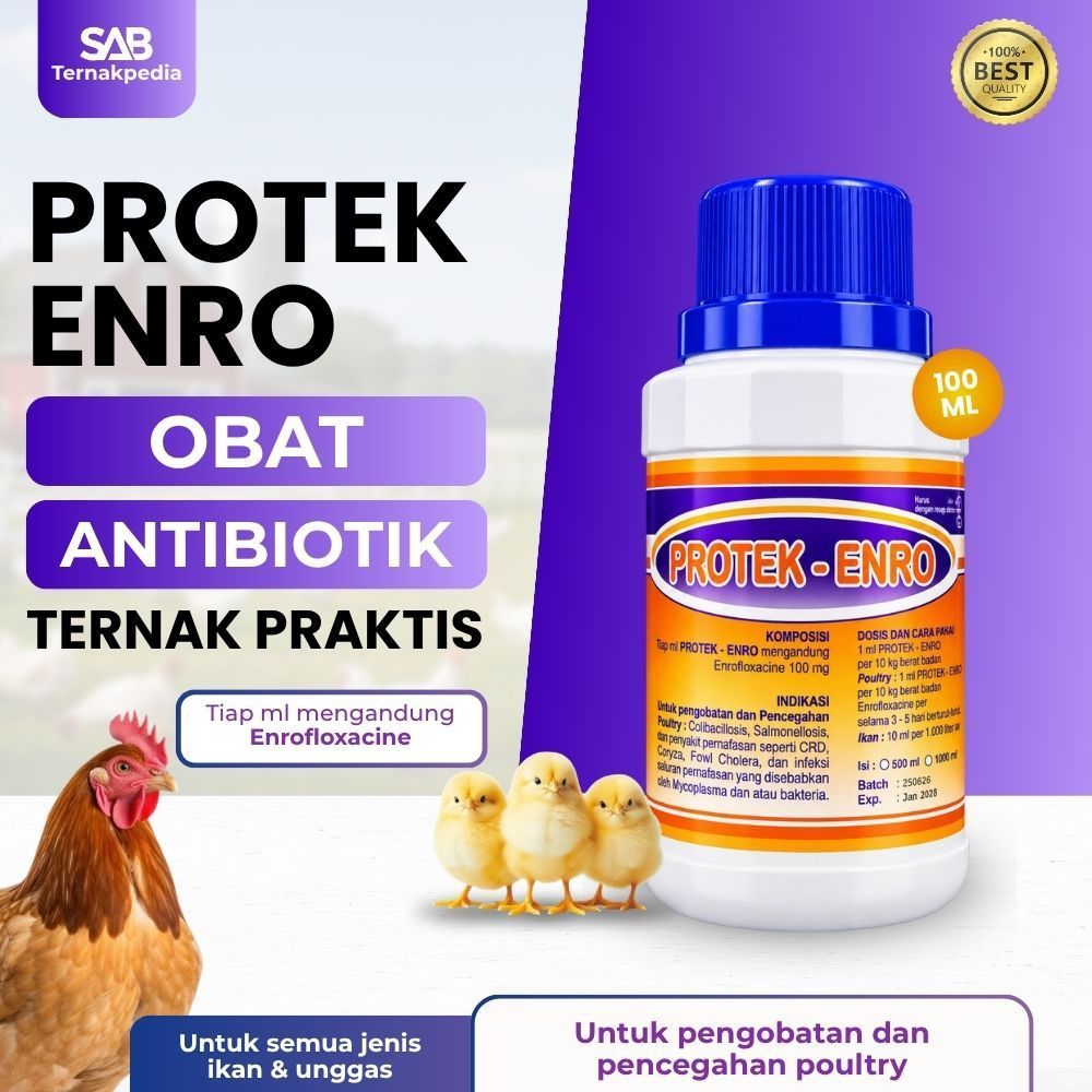 Protek Enro 100 ml - Enrofloxacin