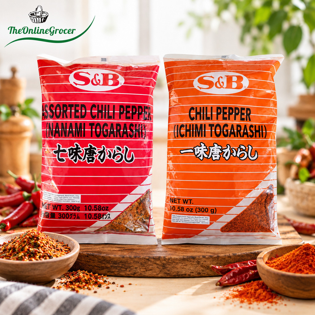 S&B Chili Pepper 300g — Nanami Togarashi / Ichimi Togarashi | Bumbu Pedas Jepang