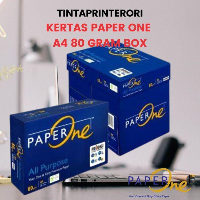 PAPER ONE A4 (80GRAM) kertas Paperone A4 80 GRAM 1 DUS
