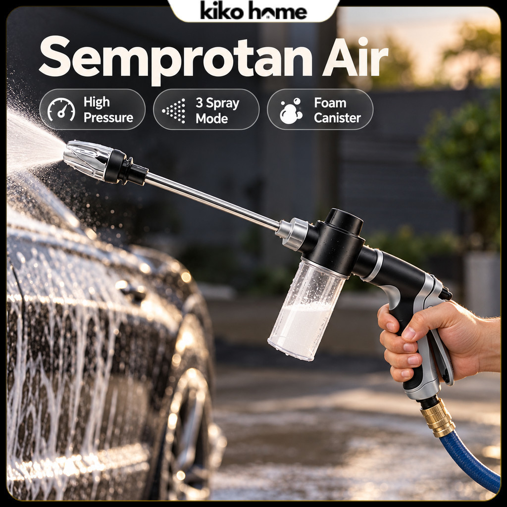 Semprotan Air Steam Cuci Mobil High Pressure Foam Water Gun - HP-10