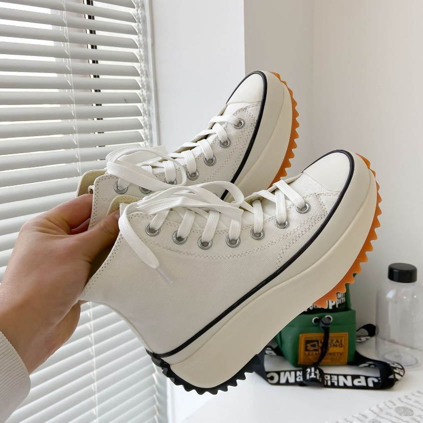 Sepatu DNY Sepatu Tinggi Wanita import Obrol - Sneakers Cewek Cuci Gudang