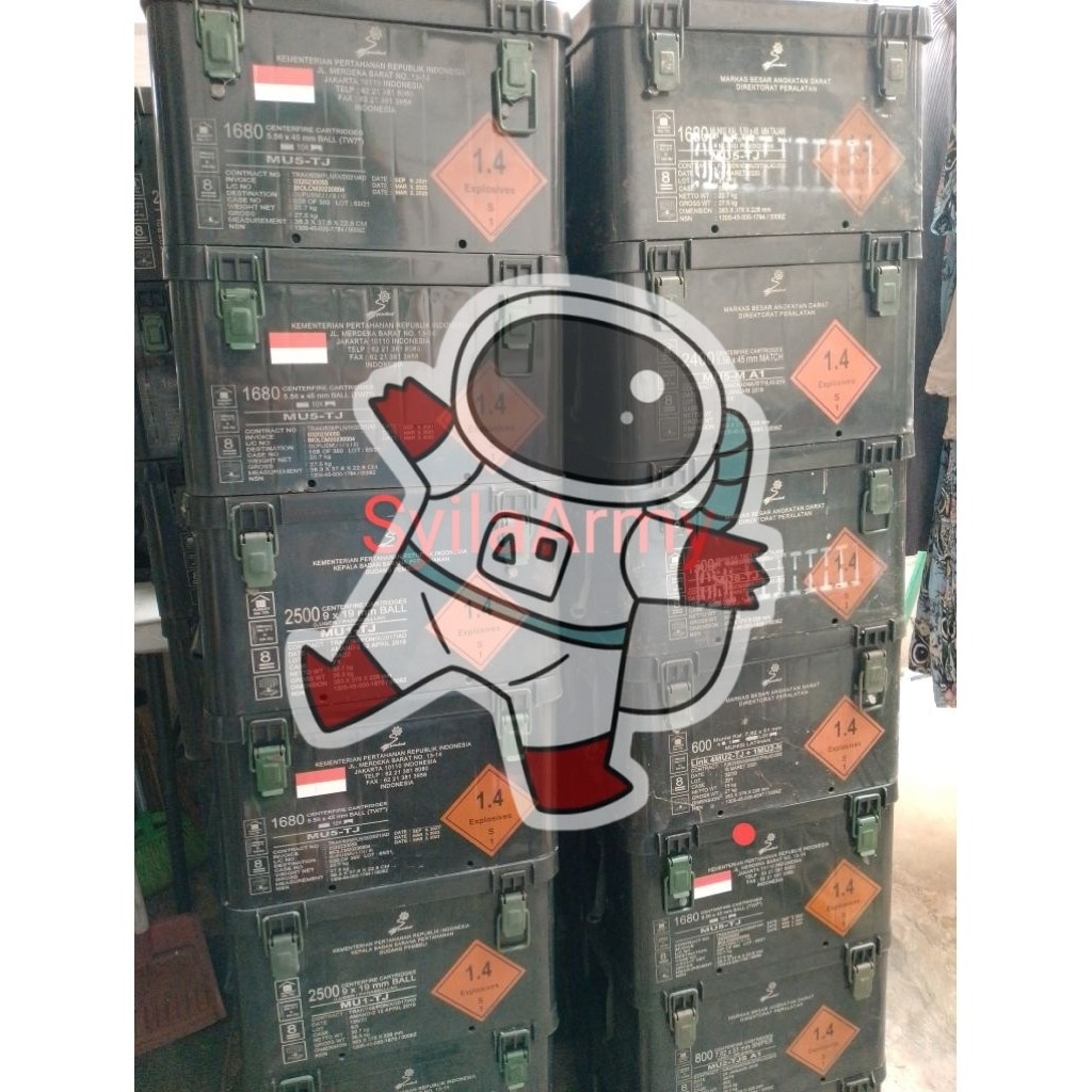 BOK BEKAS PELURU PINDAD,BOX BEKAS PINDAD,BEKAS PELURU