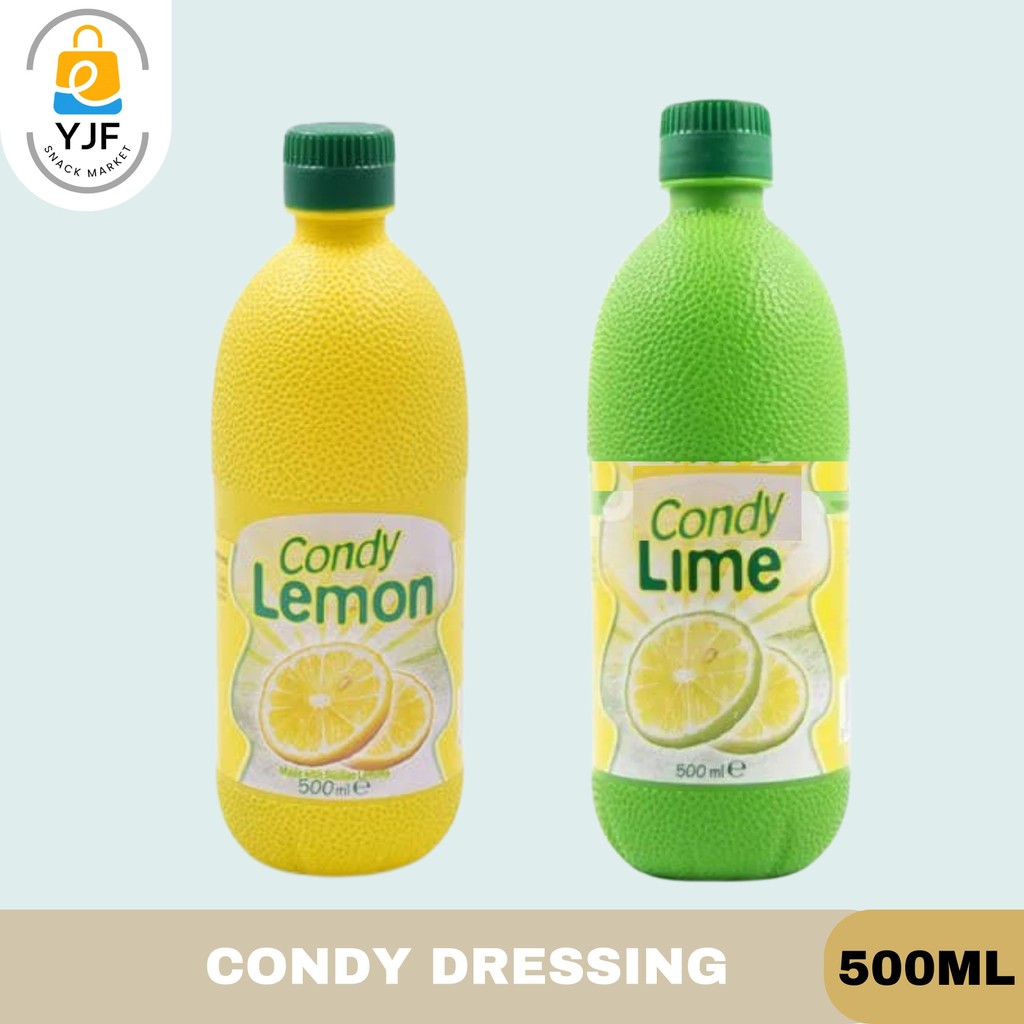 

Condy LEMON 500ml Italy / Saus Buah / Dressing / Rasa Lemon Untuk Minuman - Salad / Jeruk Nipis / Condy Lemon / Condy Lime