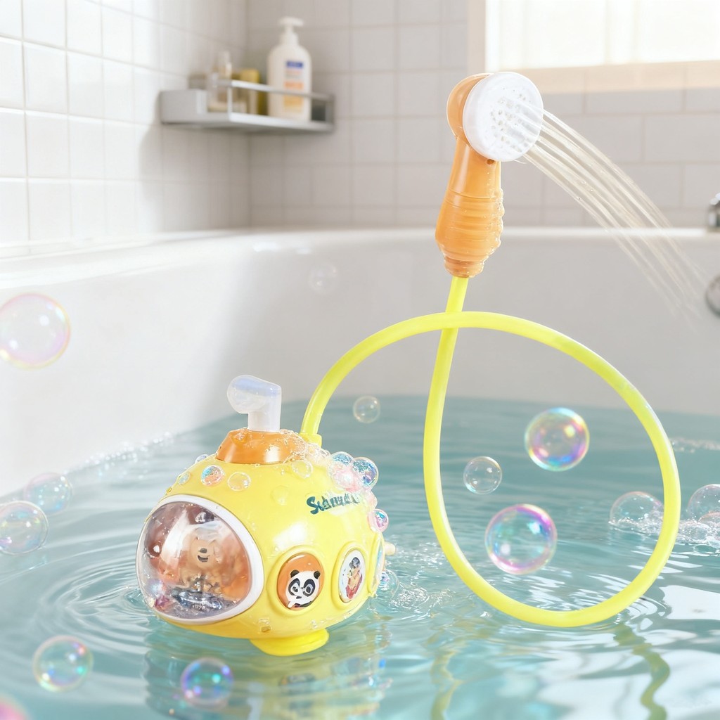 Mainan Renang Bak Mandi Anak Shower Elektrik Submarine Toys Baby
