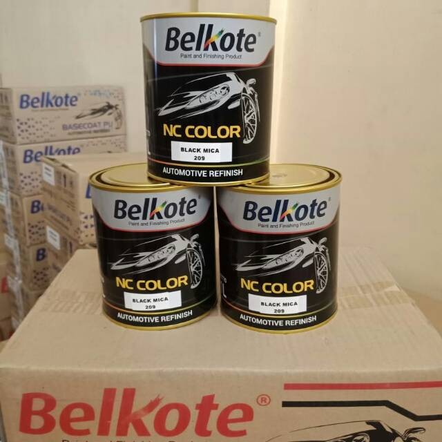 Belkote Black Mica 209 Cat Kemasan 1L MetallicCOD