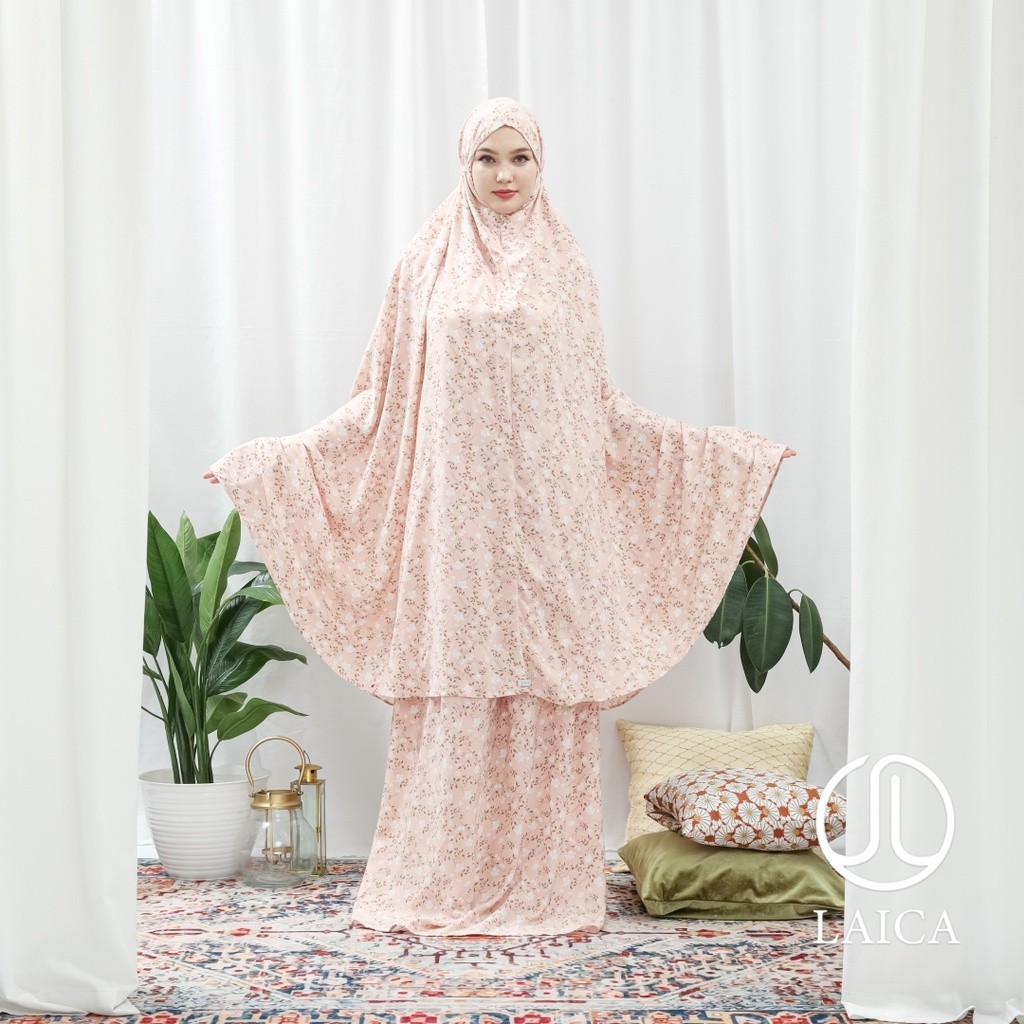 BIGMAXS Mukena Laica Kombinasi Rayon Kaleena 2in1 All Size