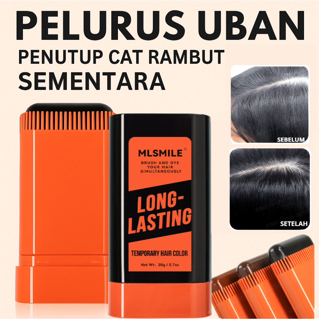⭐COD+Pengiriman Cepat 24 Jam⭐60g Alat Ajaib Untuk Menutupi Rambut Putih Pewarna Rambut Dengan Sikat/