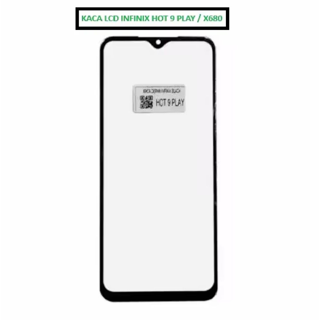 Kaca lcd + lem oca Infinix hot 9 play / hot 10 play / hot 11 play / hot 10 s new